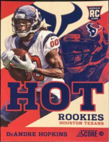 DeAndre Hopkins #7 Football Cards 2013 Panini Score Hot Rookies