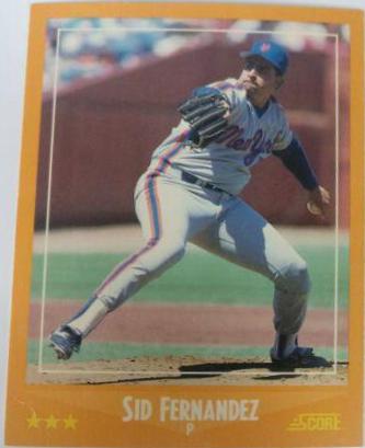 Sid Fernandez #615 Baseball Cards 1988 Score