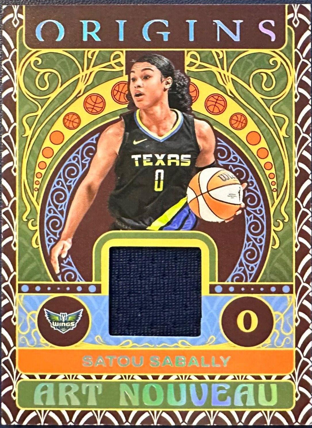 Satou Sabally #AN-STS 2023 Panini Origins WNBA Art Nouveau Memorabilia