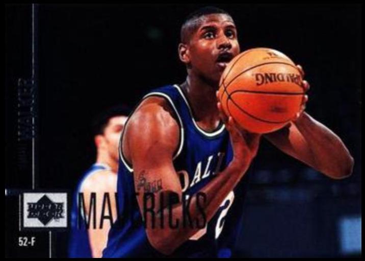 Samaki Walker #28 Basketball Cards 1997 Upper Deck