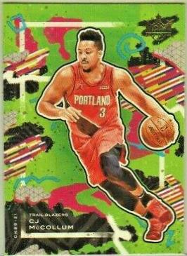 CJ McCollum #4 Basketball Cards 2020 Panini Court Kings