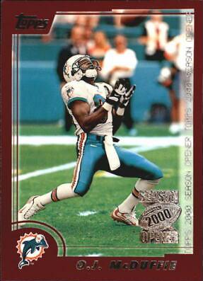 O.J. McDuffie #31 Football Cards 2000 Topps Season Opener