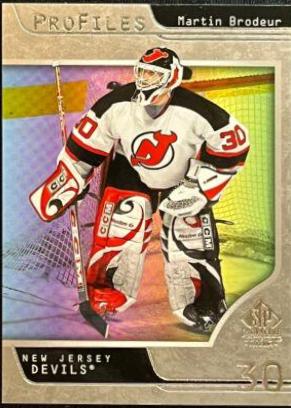Martin Brodeur #P-12 Hockey Cards 2020 SP Signature Edition Legends Profiles