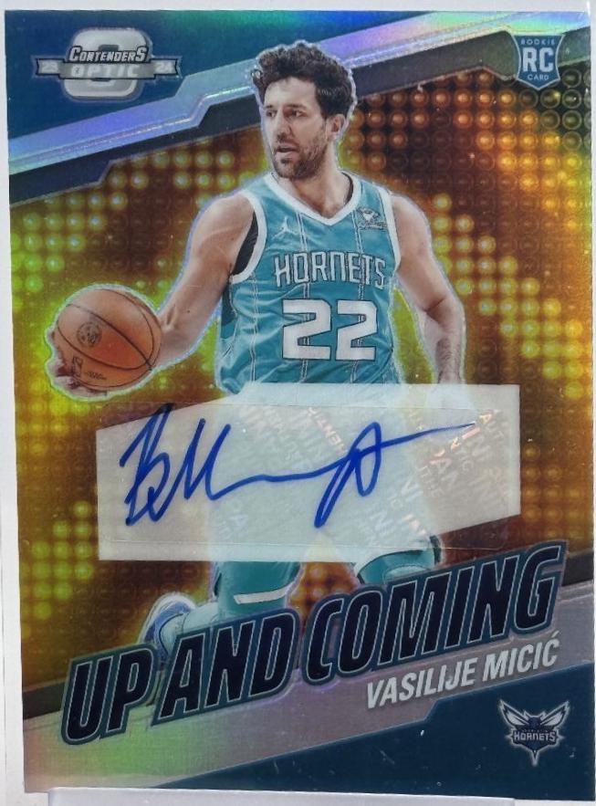 Vasilije Micic #UC-VMC 2023-24 Panini Contenders Optic Basketball Up and Coming Autographs