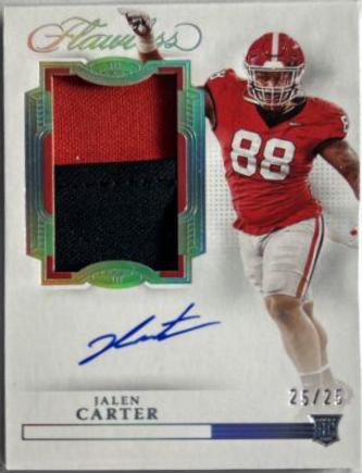 Jalen Carter [Horizontal Patch Autograph] #165