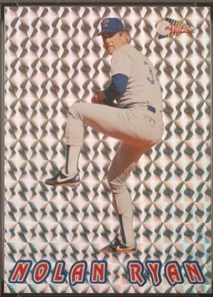 Nolan Ryan #9 1993 Pacific Nolan Ryan 27th Season Prism Baseball