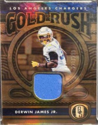 Derwin James Jr. #GR-DJA Football Cards 2022 Panini Gold Standard Rush