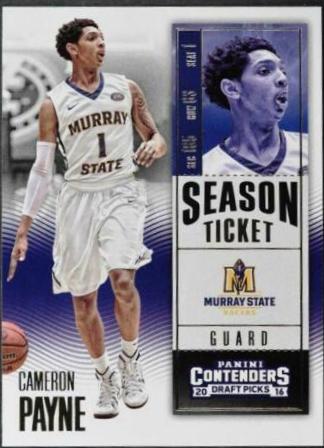 Cameron Payne #13 Basketball Cards 2016 Panini Contenders Draft Picks