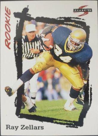 Ray Zellars #244 Football Cards 1995 Panini Score