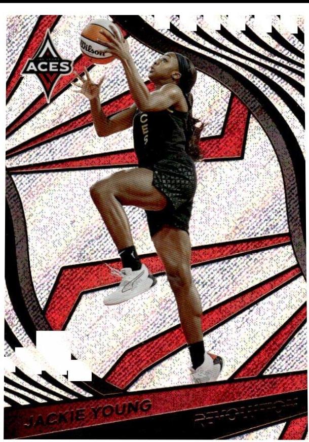 Jackie Young #4 Basketball Cards 2022 Panini Revolution WNBA