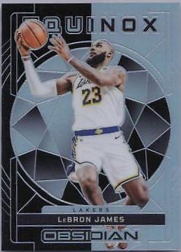 LeBron James #26 Basketball Cards 2023 Panini Obsidian Equinox