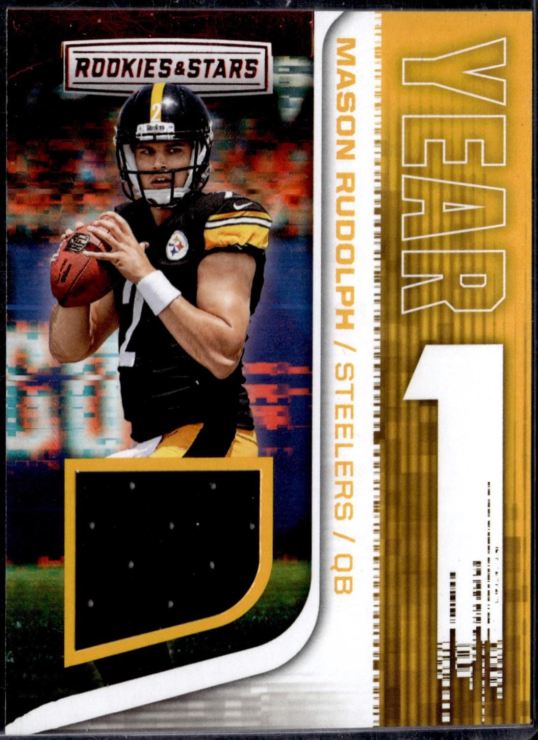 Mason Rudolph #YO-25 2018 Panini Rookies & Stars Year One Relic Football