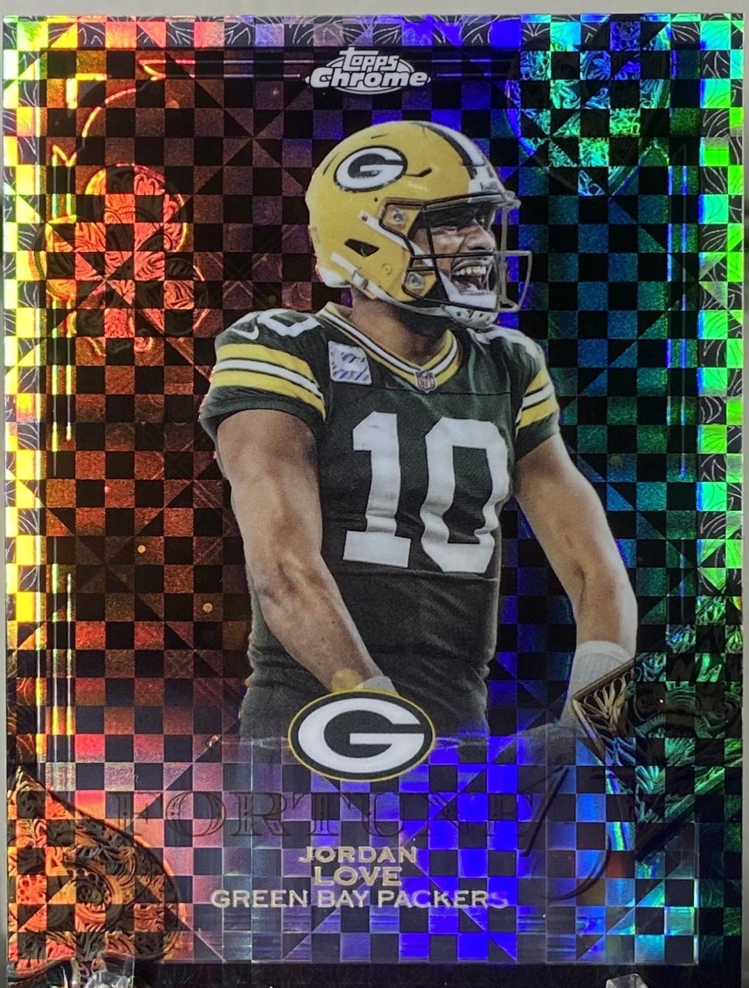 Jordan Love [X-Fractor] #F15-17 Prices | 2025 Topps Chrome Fortune