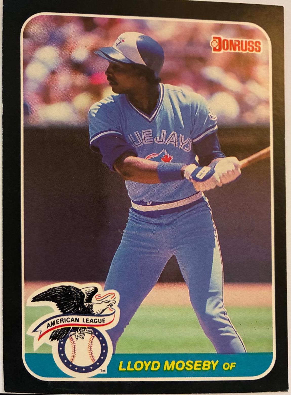 Lloyd Moseby #59 1987 Donruss All Stars Baseball