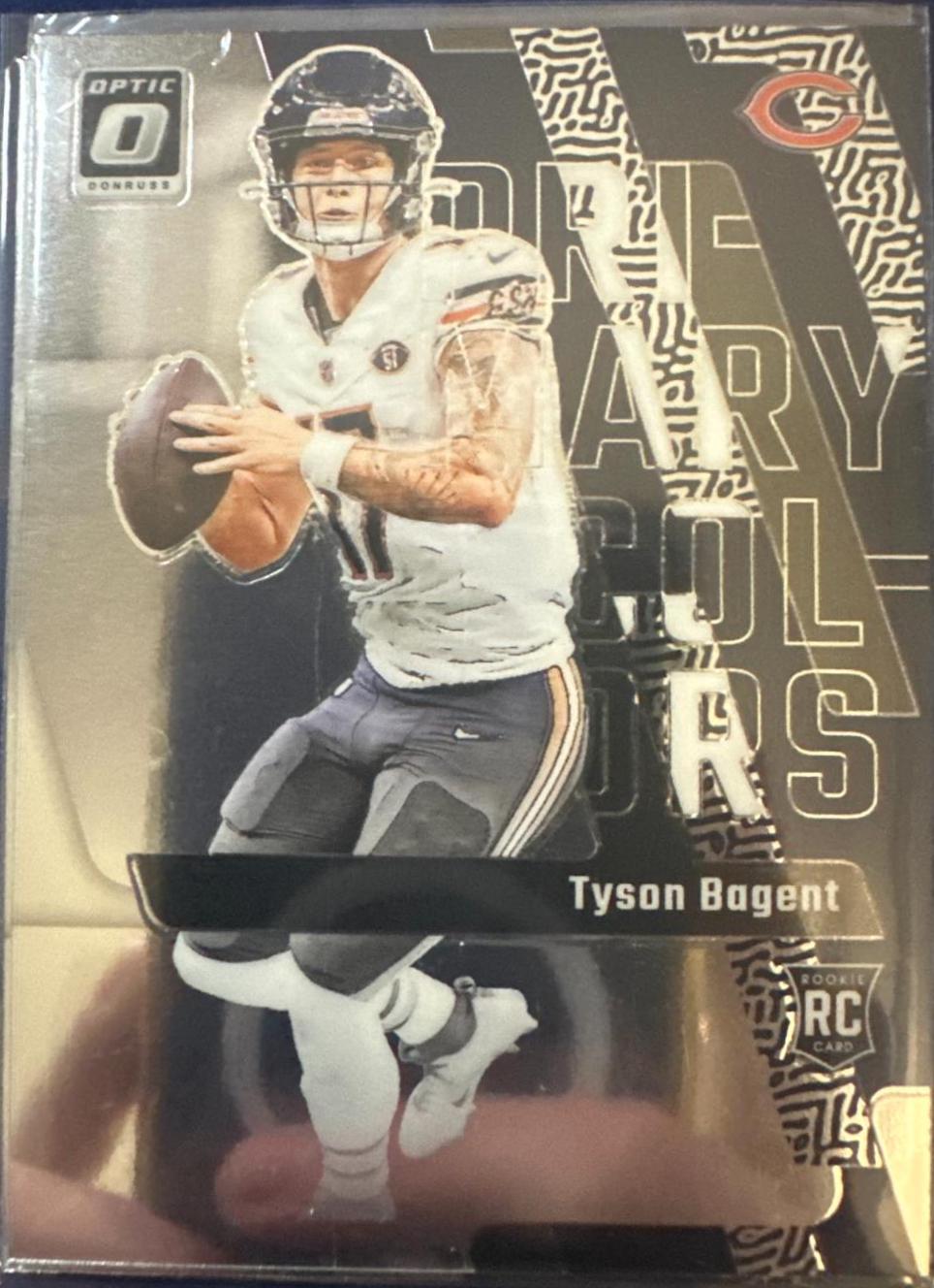 Tyson Bagent #14 Football Cards 2023 Panini Donruss Optic Primary Colors