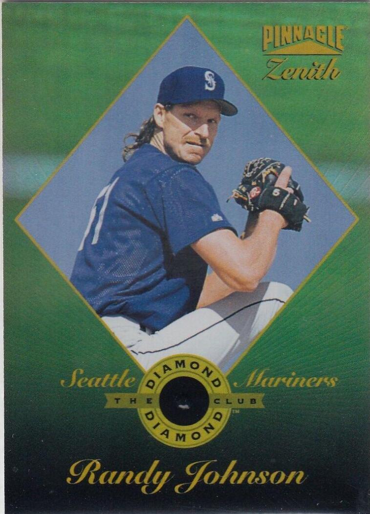 Randy Johnson #17 Baseball Cards 1996 Zenith Diamond Club