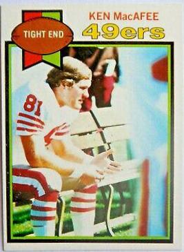 Ken MacAfee #233 Football Cards 1979 Topps