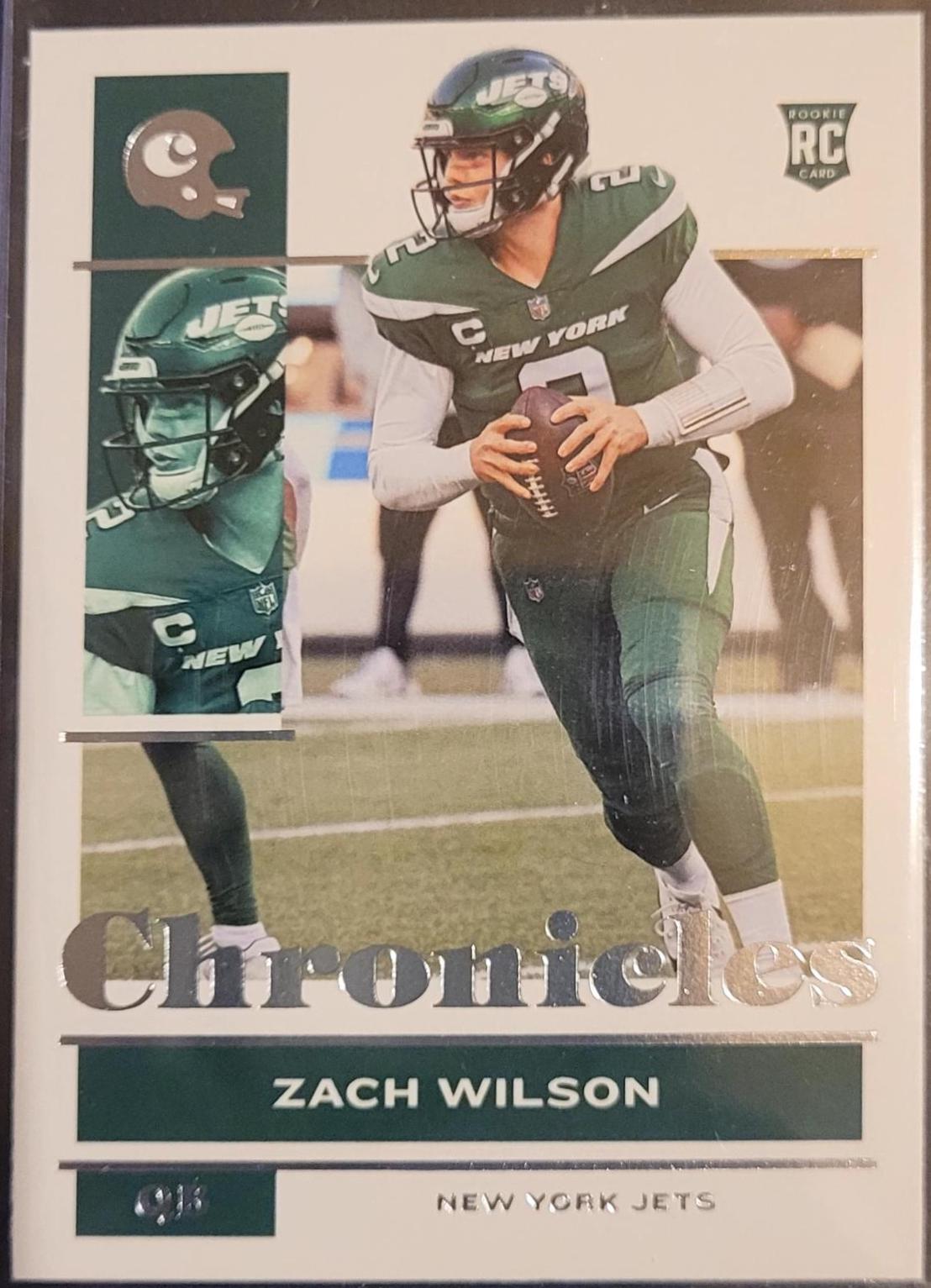 Zach Wilson #86 Football Cards 2021 Panini Chronicles