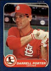 Darrell Porter #45 Baseball Cards 1986 Fleer Prices