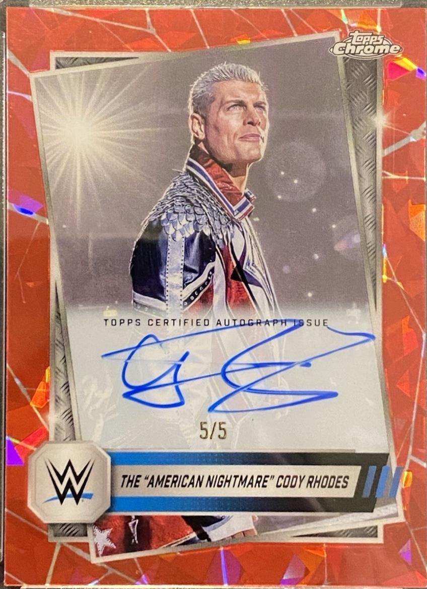 The American Nightmare Cody Rhodes [Autograph Red Refractor] #1 Prices ...
