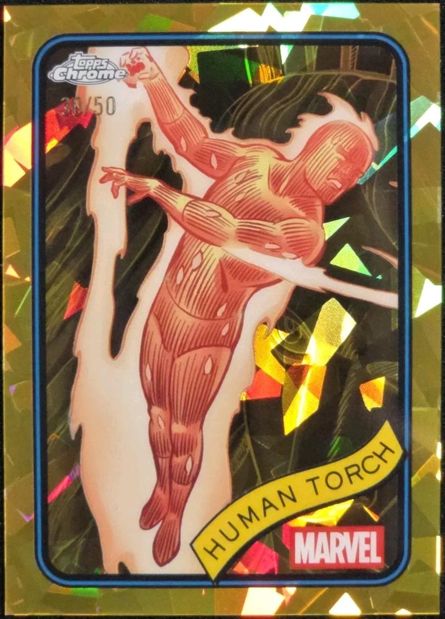 Human Torch Gold Sapphire