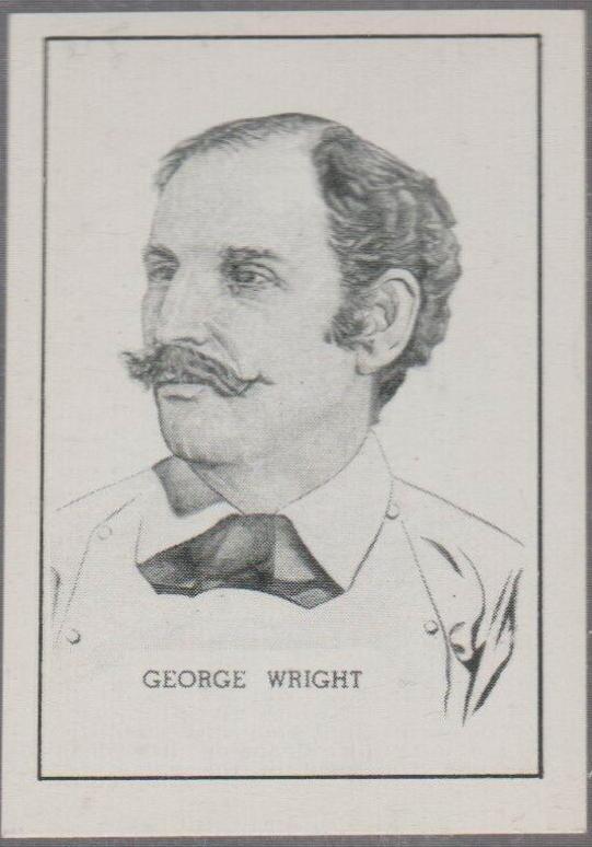 George Wright Baseball Cards 1950 Callahan Hall of Fame