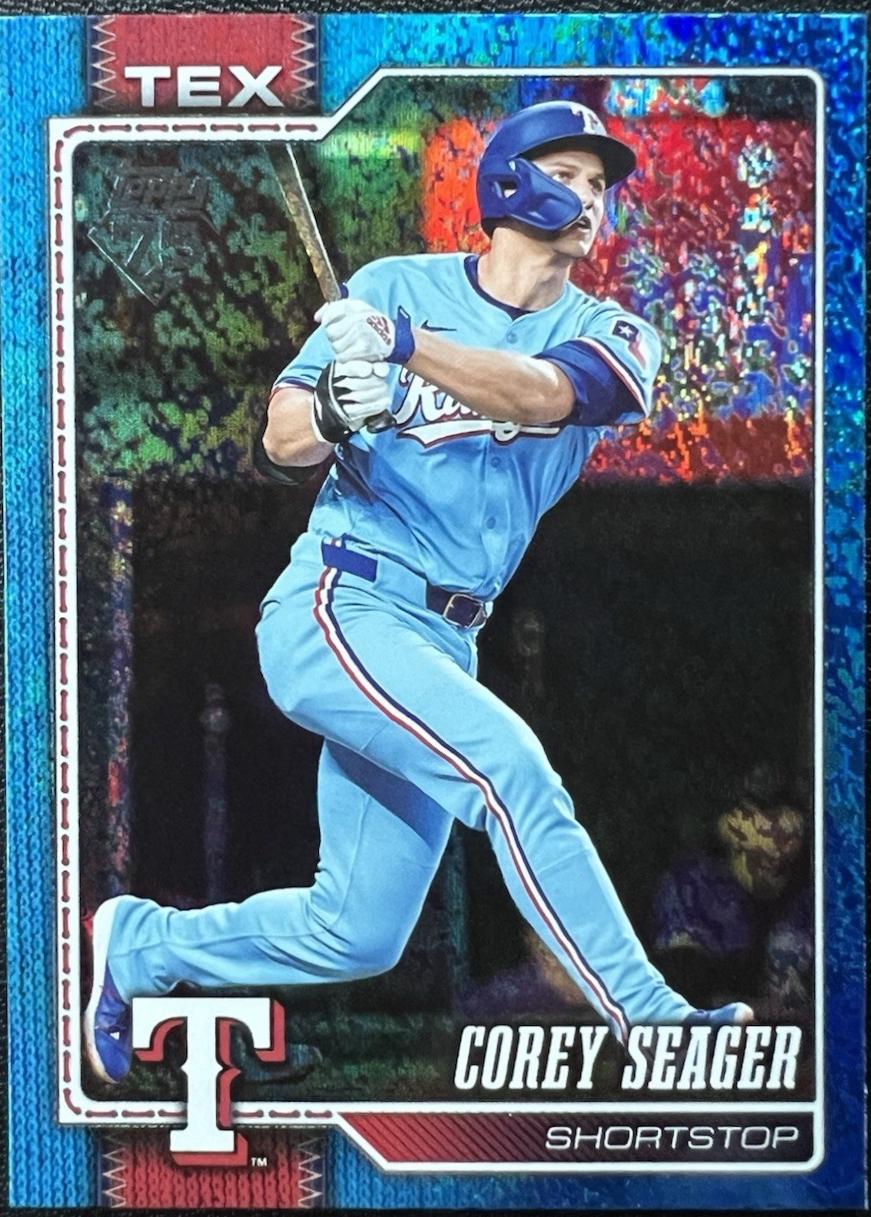 Corey Seager [Blue Holo] #96 Prices | 2026 Topps | Baseball Cards