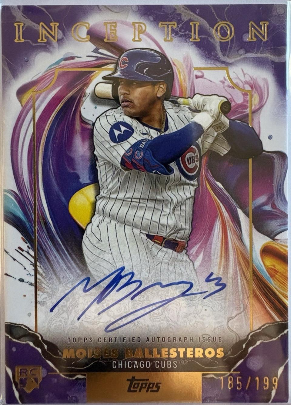 Moises Ballesteros #RESA-MB 2025 Topps Inception Rookies And Emerging Stars Autograph Baseball