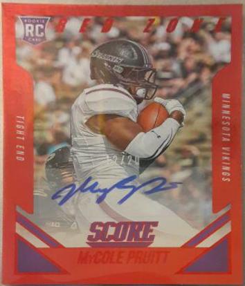 MyCole Pruitt [Autograph Red Zone] #427
