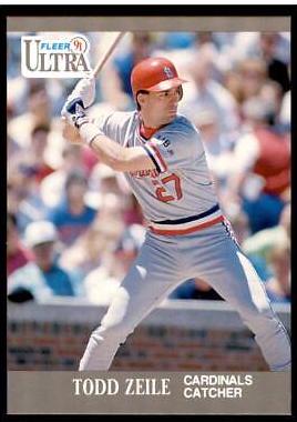 Todd Zeile #299 Baseball Cards 1991 Ultra