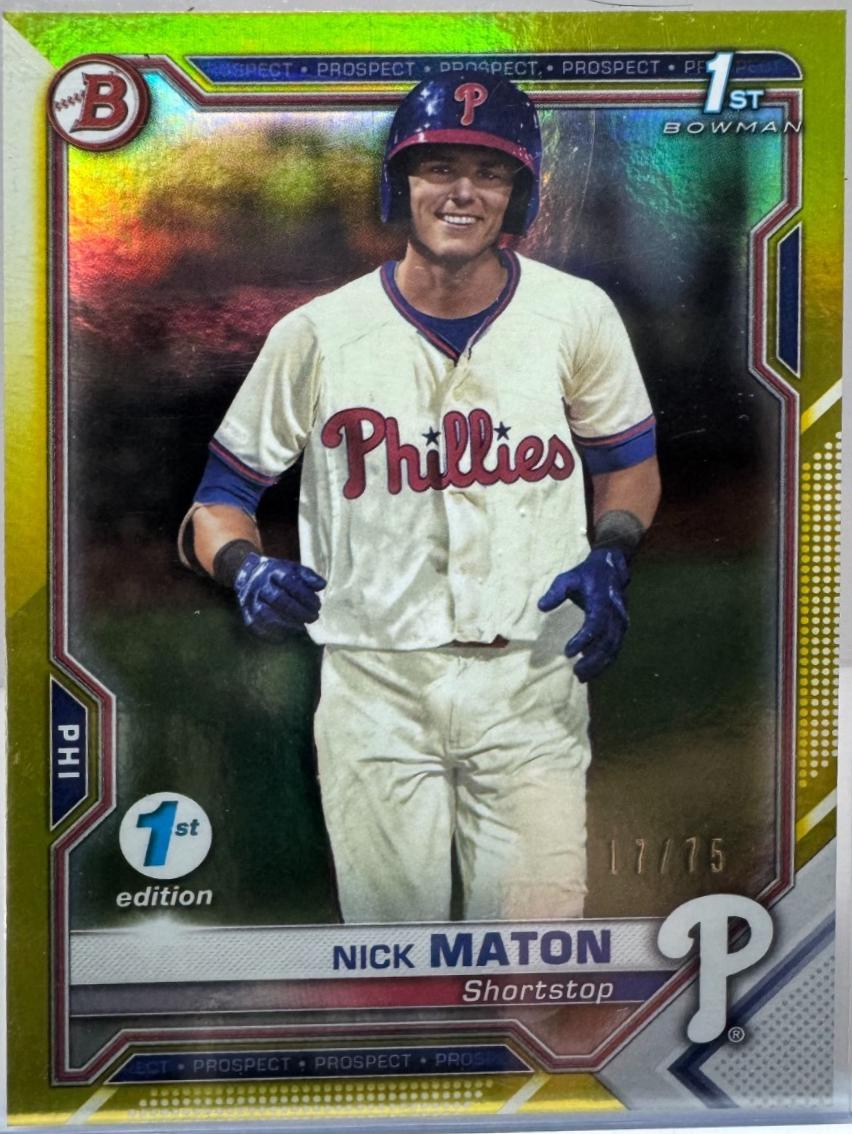 Nick Maton [Gold Foil] #BFE-5