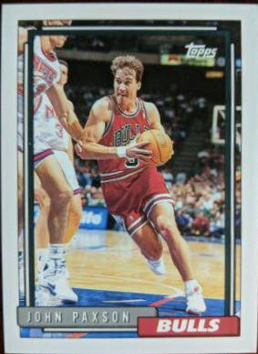 John Paxson #24 Basketball Cards 1992 Topps