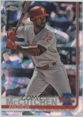 Andrew McCutchen #395 Baseball Cards 2019 Topps Chrome Sapphire