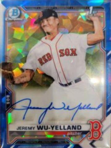 Jeremy Wu Yelland #BSPA-JW 2021 Bowman Sapphire Autographs Baseball