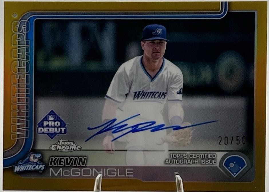 Kevin McGonigle [Gold Refractor Autograph] #PDC-107