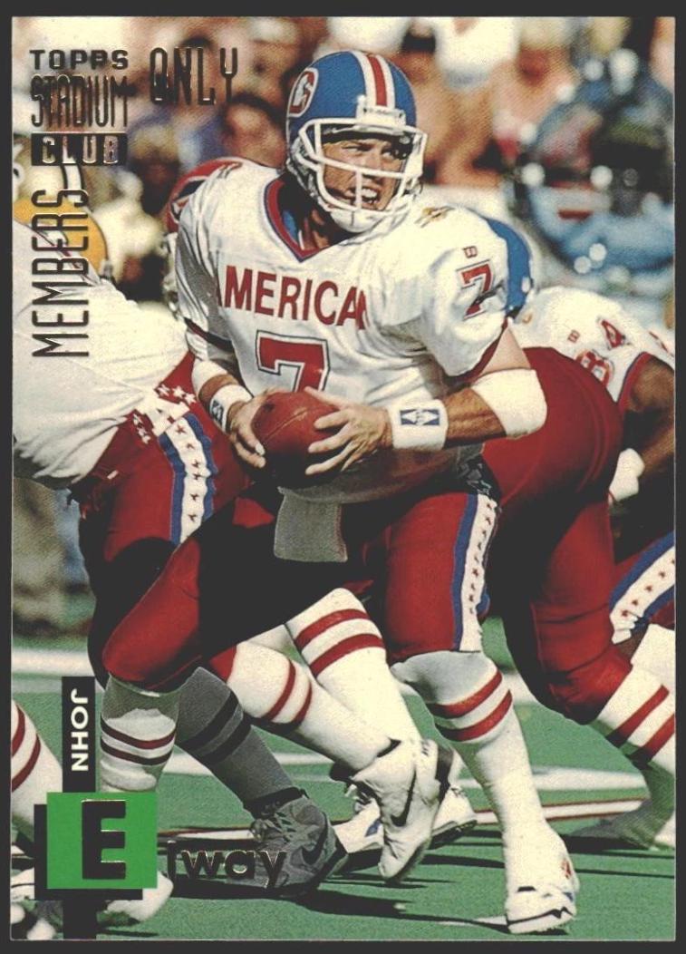 John Elway [Members Only 50] #42 Prices | 1994 Stadium Club | Football ...