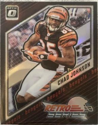 Chad Johnson #6 Football Cards 2023 Panini Donruss Optic Retro Series