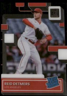 Reid Detmers #58 Baseball Cards 2022 Panini Chronicles Clearly Donruss