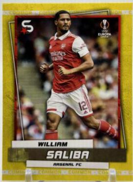 William Saliba #159 2022 Topps UEFA Superstars