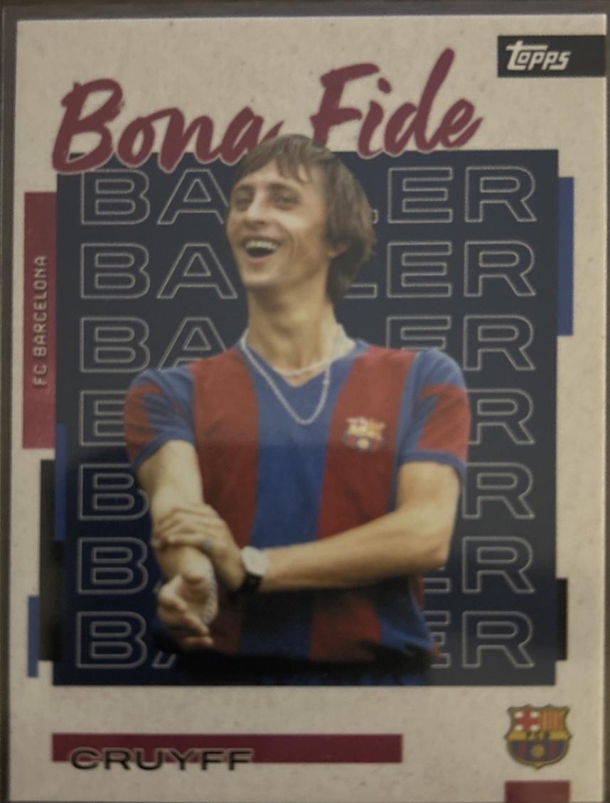 Johan Cruyff #21 2025 Topps Fc Barcelona Team Set Soccer