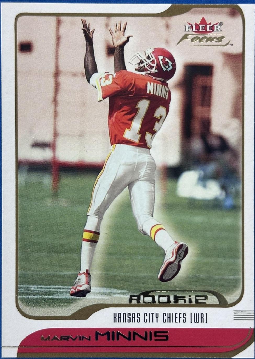 Marvin Minnis #209 2001 Fleer Focus Football