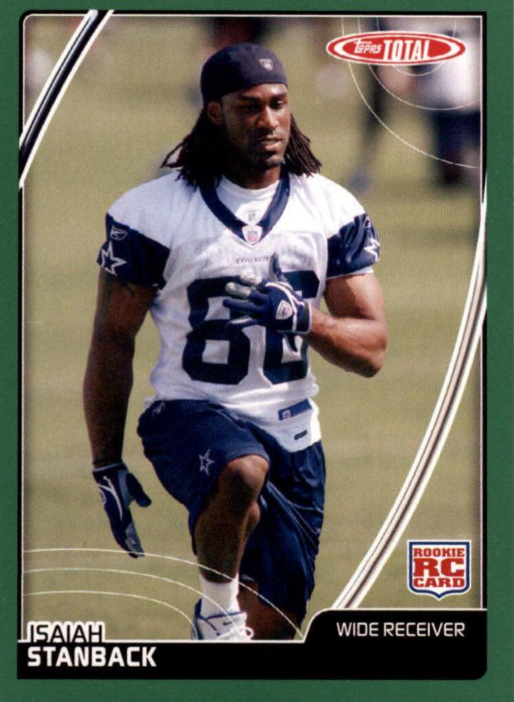 Isaiah Stanback #450 Football Cards 2007 Topps Total