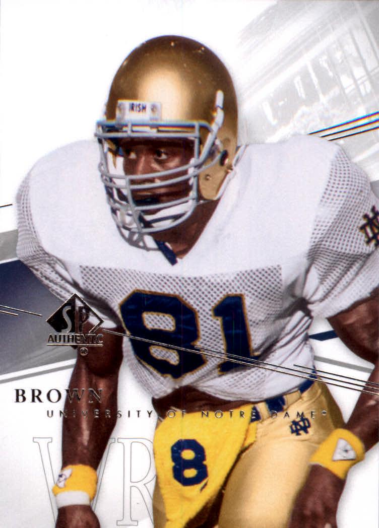 Tim Brown #136 2014 Sp Authentic Football
