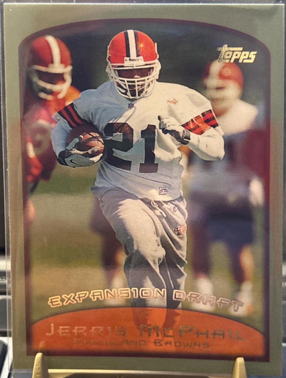 Jerris McPhail #324 Football Cards 1999 Topps