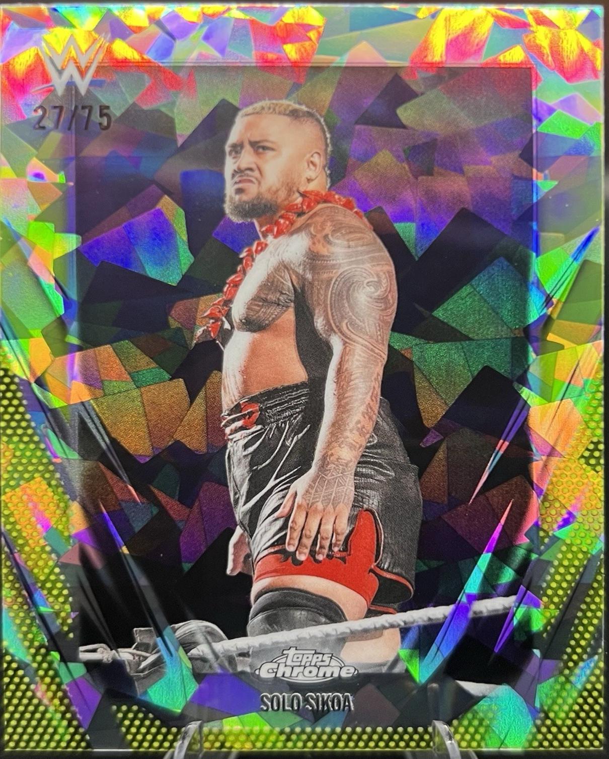 Solo Sikoa [Yellow] #63 Prices | 2026 Topps Chrome Sapphire WWE