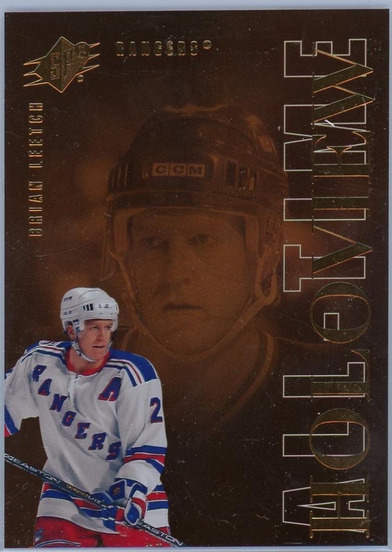 Brian Leetch #ATG-BL Hockey Cards 2024 SPx All-Time Holoview