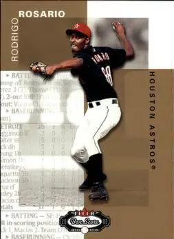 Rodrigo Rosario Box Score #127 Baseball Cards 2002 Fleer Box Score