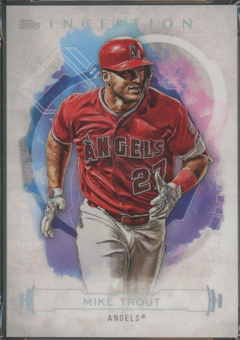 Mike Trout #1 Baseball Cards 2019 Topps Inception
