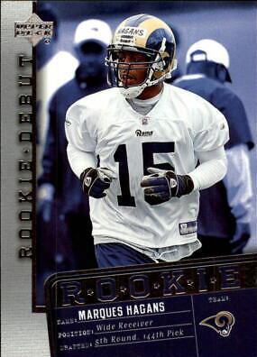 Marques Hagans #188 Football Cards 2006 Upper Deck Rookie Debut