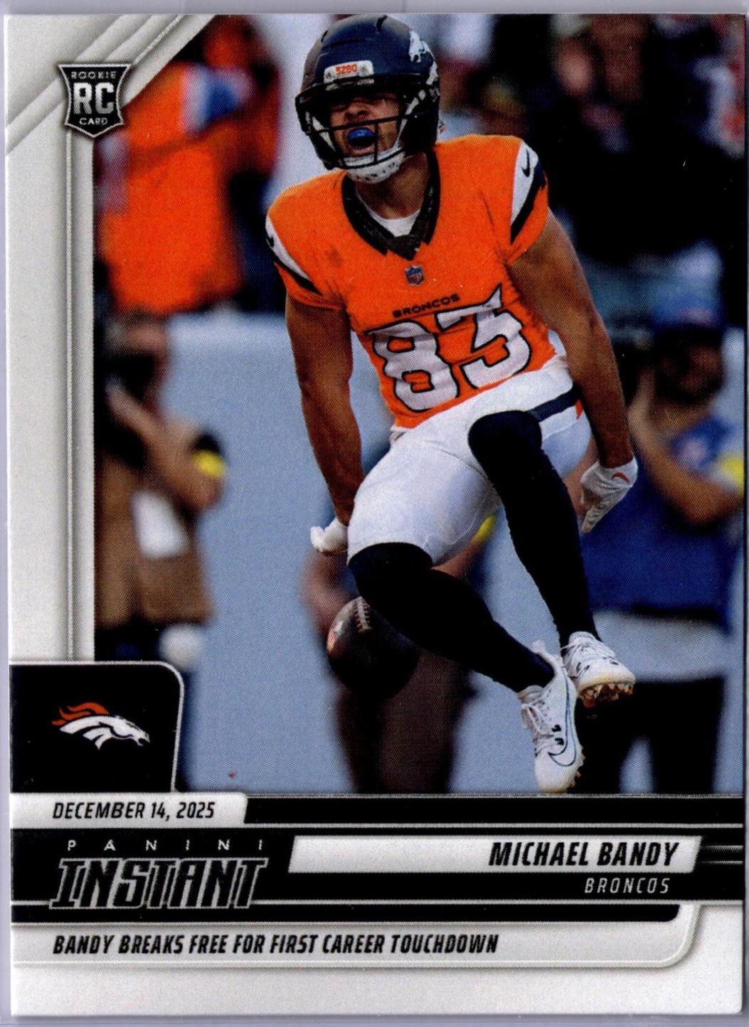 Michael Bandy #345 Prices | 2025 Panini Instant | Football Cards